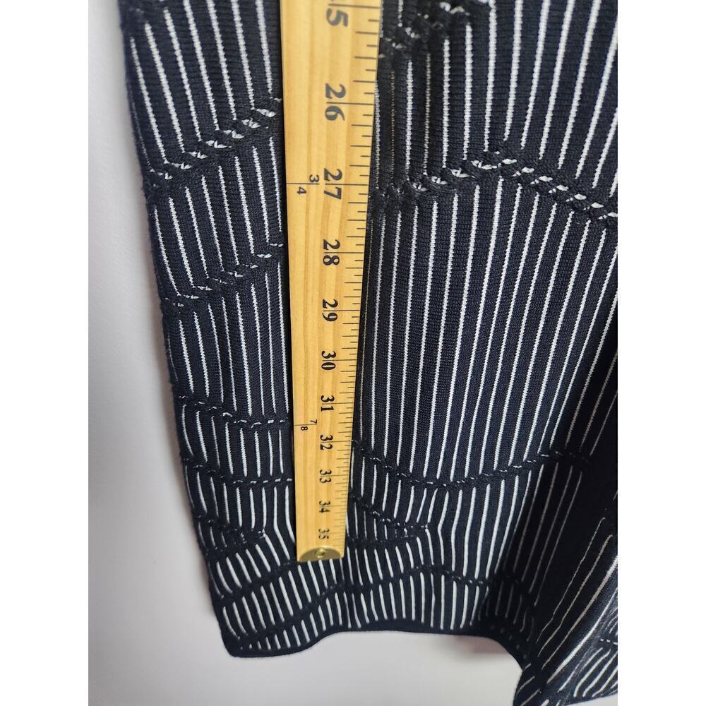 Josie Natori fitted bodycon Sheath dress sz M stretch sheer sexy date Night - Picture 7 of 7